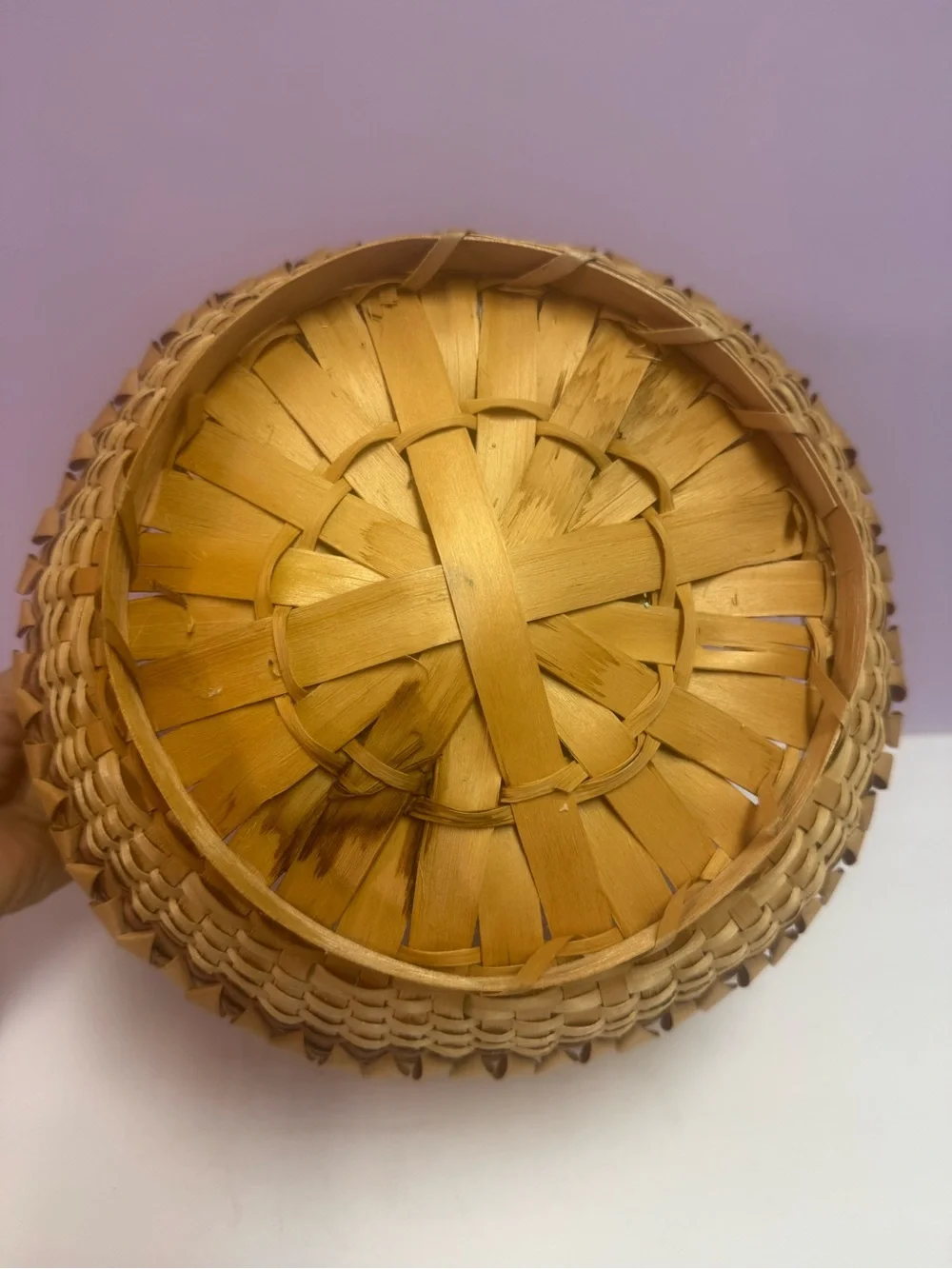 12” Native American Hand Woven Basket